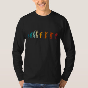T-shirt Evolution du Golfing Man Funny Golf Ball Funny
