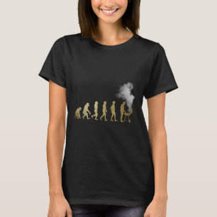 T-shirt Evolution Du Grill Master - Cadeaux Grillés - Je L