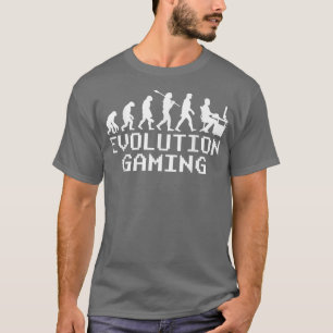 T-shirt Evolution Du Jeu Vidéo Drôle Joueur Nerd