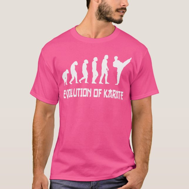 T-shirt Évolution Du Karaté (Devant)