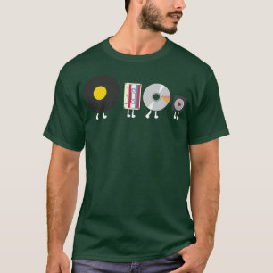 T-shirt Évolution du lecteur audio