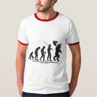 T-shirt Évolution du MInotaur