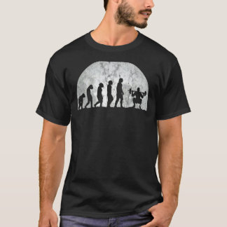 T-shirt Évolution Du Poids Lifting De L'Homme Bodybui
