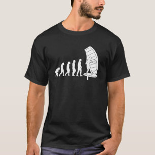 T-shirt Évolution du revêtement d'aile pour le surfeur d'a