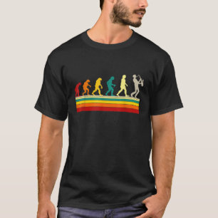 T-shirt Évolution du Saxophone Joueur de Saxophone Musicie