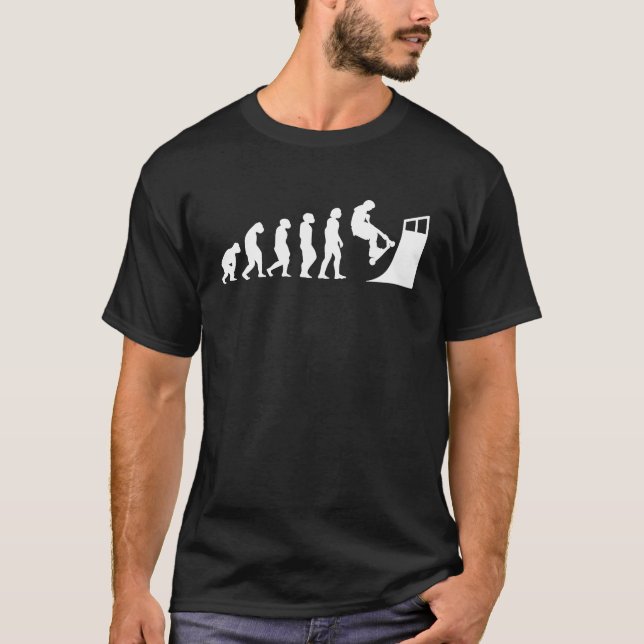 T-shirt Évolution du scooter (Devant)