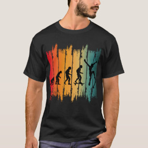 T-shirt Évolution Du Skateboard