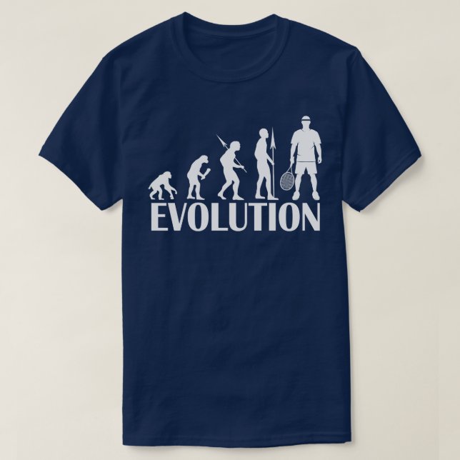 T-shirt Évolution du tennis (Design devant)