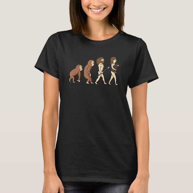 T-shirt Évolution D'Un Chien Dachshund (Devant)
