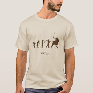 T-shirt Évolution d'un joueur de polo