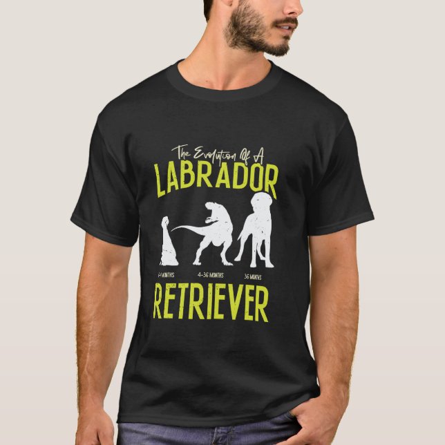 T-shirt ÉVOLUTION D'UN LABRADOR RETRIEVER Propriétaires La (Devant)