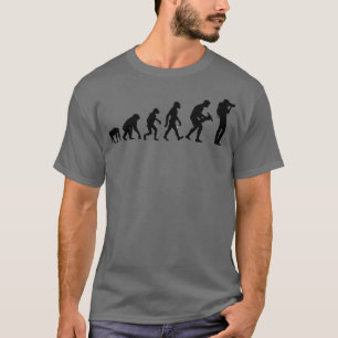 T-shirt Evolution d'un photographe amusant Photographie 1