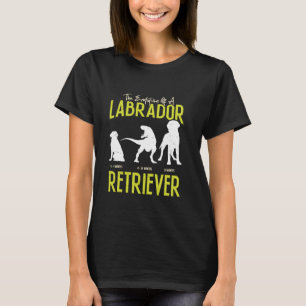 T-shirt ÉVOLUTION D'UN RÉCUPÉRATEUR LABRADOR Propriétaire