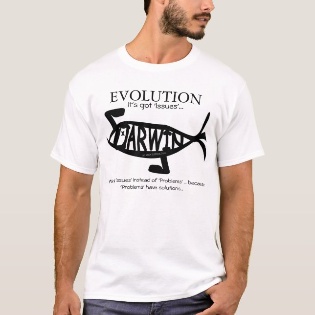 T-shirt ÉVOLUTION : Elle a "Issues"… (Devant)