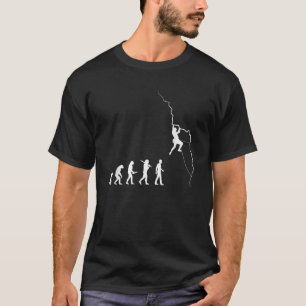 T-shirt Évolution Escalade Grimpeur Sports Extrêmes Mou