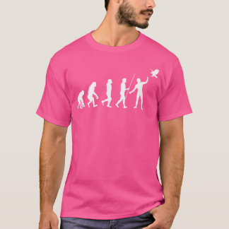 T-shirt Évolution Falconer Falconer Falconry Falconry Chas