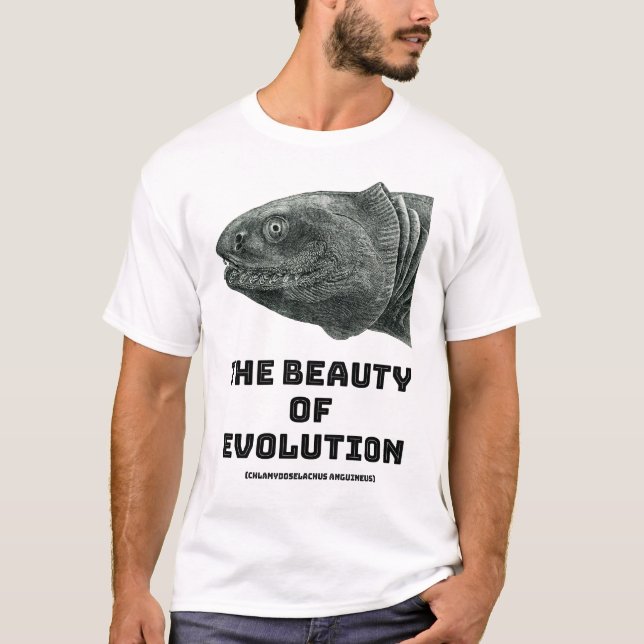 T-shirt Evolution Frilled Shark Beauté (Devant)