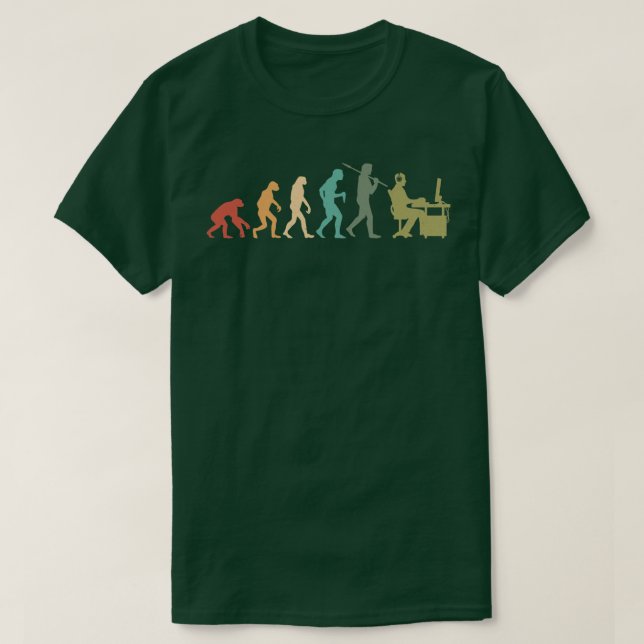T-shirt Evolution Graphic Video Joueur Joueur Joueur Joueu (Design devant)
