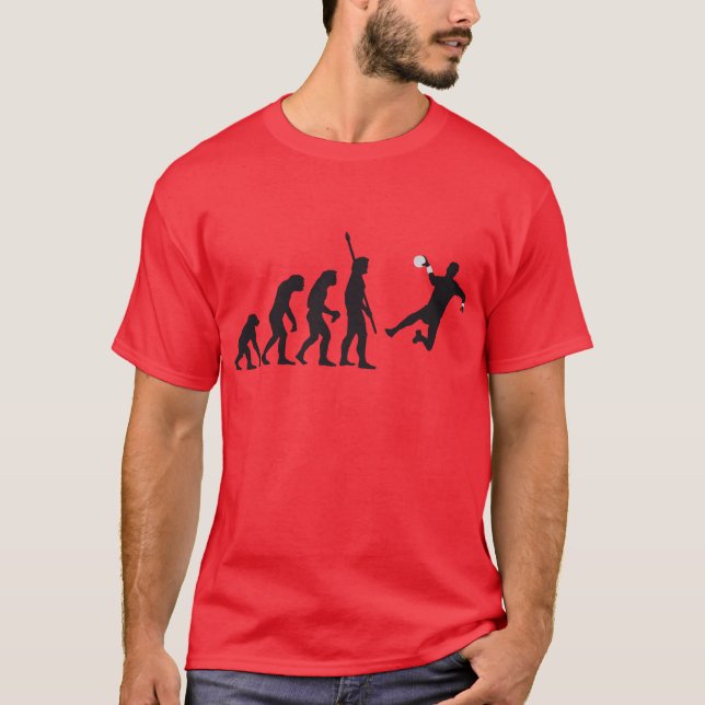 T-shirt évolution handball (Devant)