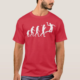 T-shirt Evolution Handball Handball Jeu de saut d'appelant