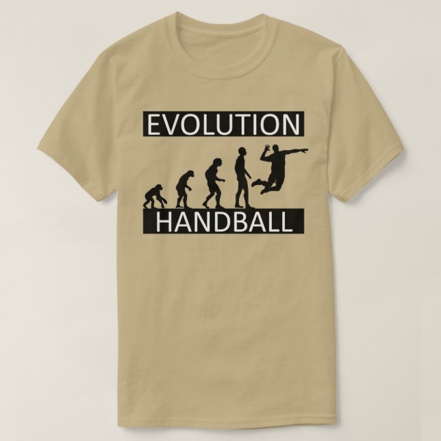 T-shirt Evolution Handball Sports Hobby (Design devant)