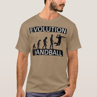 T-shirt Evolution Handball Sports Hobby