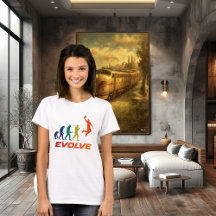 Évolution humaine en silhouette de panier moderne