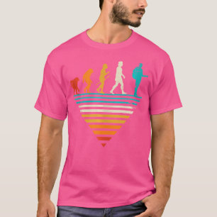 T-shirt Evolution humaine - Guitariste Vintage Acoustique 
