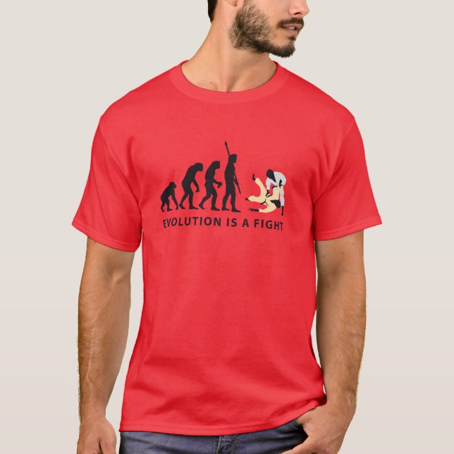 T-shirt évolution judo (Devant)