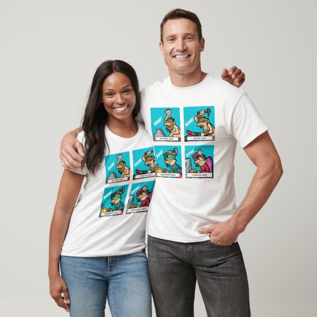 T-shirt Évolution numérique 2 (Unisexe)