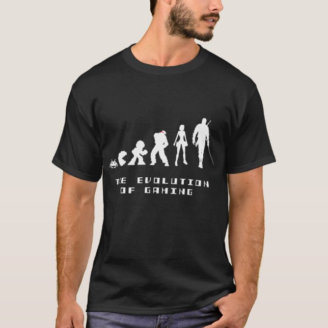 T-shirt Evolution of Gaming (Devant)