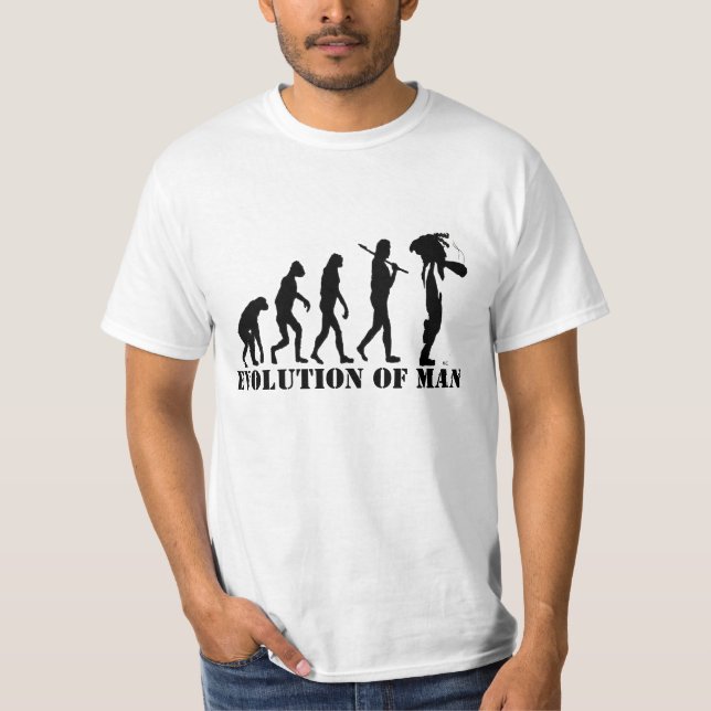 T-SHIRT EVOLUTION OF MAN (Devant)
