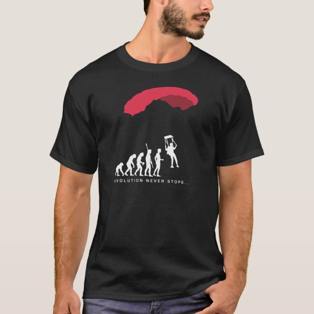 T-shirt évolution parachute (Devant)