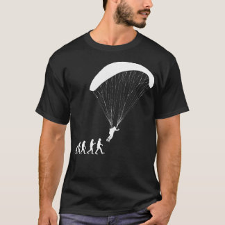 T-shirt Evolution Paraglider Pilote de parapente amusant