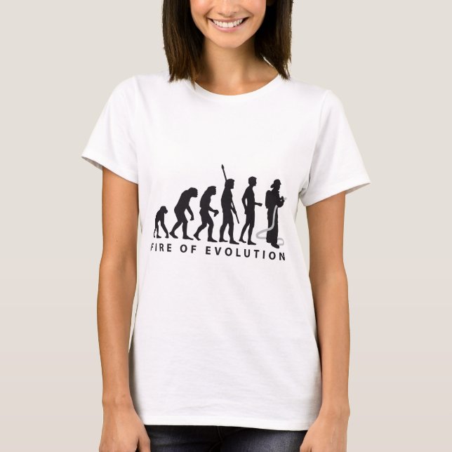 T-shirt évolution plus firefighter (Devant)