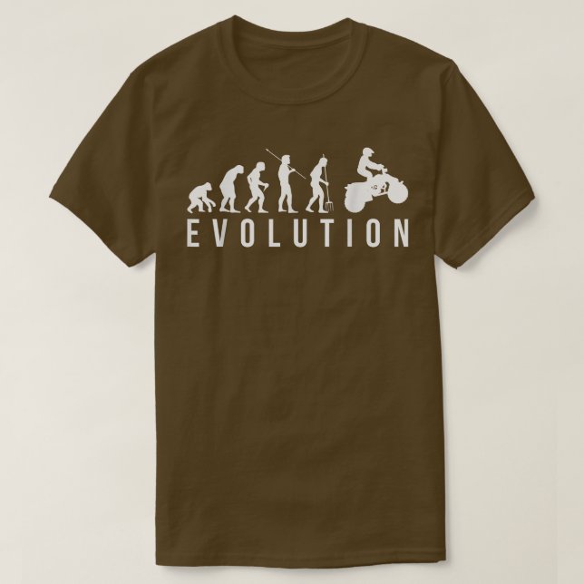 T-shirt Evolution Quad Bike Rider  (Design devant)