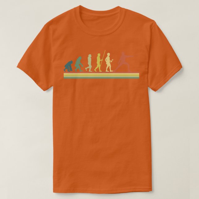 T-shirt Évolution rétrograde de la clôture (Design devant)