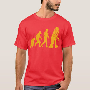 T-shirt Evolution Robot Sheldon Cooper Théorie Big Bang