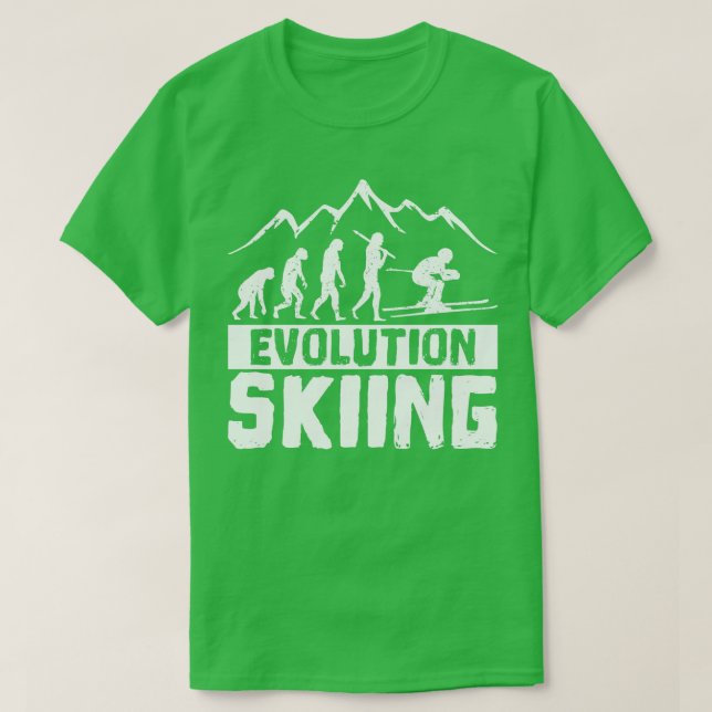 T-shirt Evolution ski (Design devant)