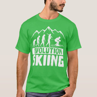 T-shirt Evolution ski