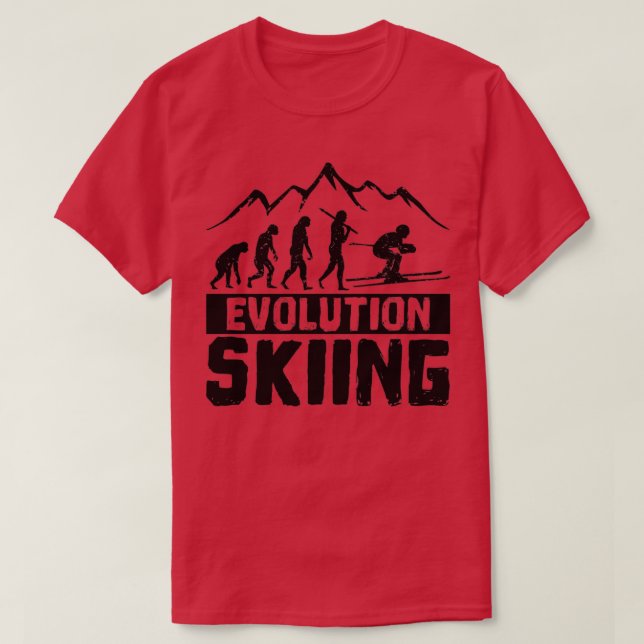 T-shirt Evolution ski (Design devant)