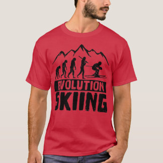 T-shirt Evolution ski