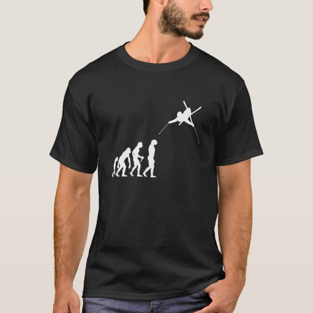 T-shirt Evolution Ski Freestyle Freeride (Devant)