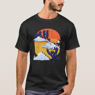 T-shirt Evolution Skydiver Parachutisme Skydiving Parachut