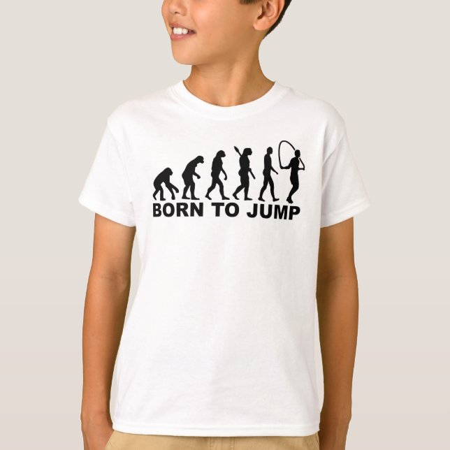 T-shirt Évolution soutenue à la corde de saut (Devant)