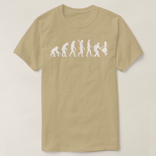T-shirt Evolution swing dance  (Design devant)