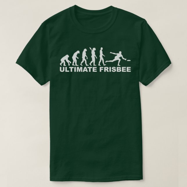 T-shirt Évolution ultime de Frisbee (Design devant)