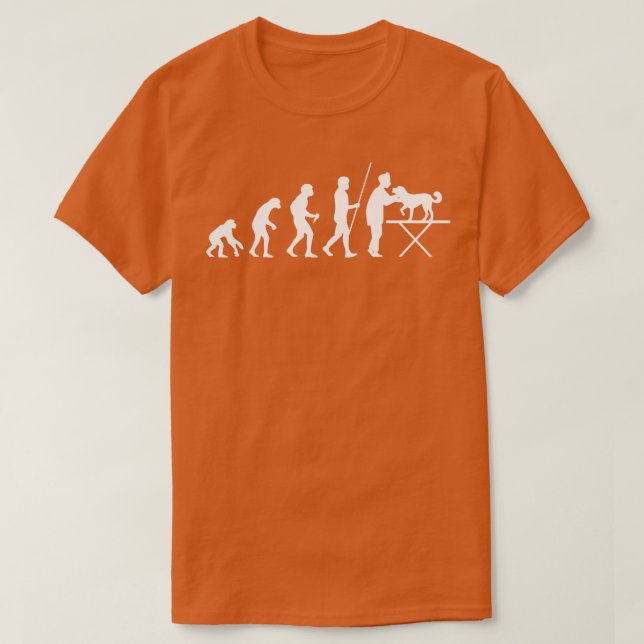 T-shirt Évolution vétérinaire (Design devant)