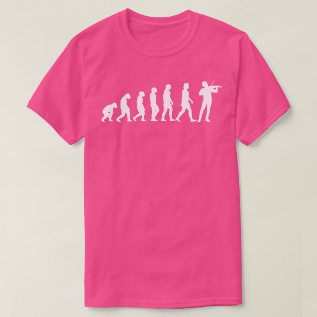 T-shirt Évolution violoniste 2 (Design devant)
