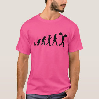 T-shirt évolutionde l'haltérophilie garçon